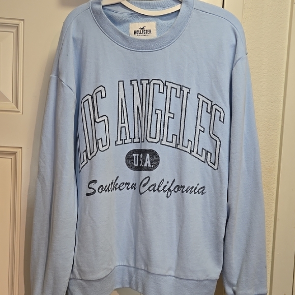 Hollister Blue Men's Sweater - Picture 1 of 9